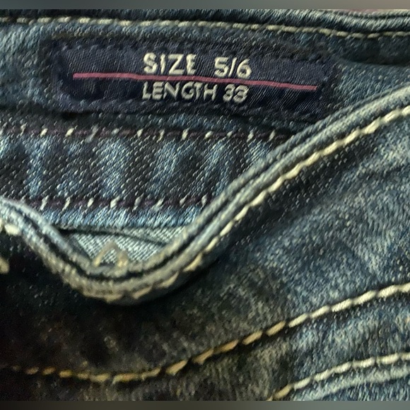 VIGOSS Women's Blue Jeans Size 5/6 - Picture 5 of 7